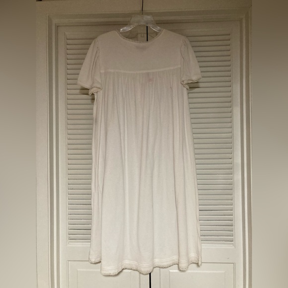 NWT Go Softly White Nightgown With Roses Sleepwear Size Large - Picture 3 of 6